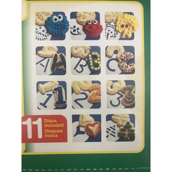 Sesame Street Cookie‎ Monster Cookie Press Hamilton Beach Motorized Vintage 1998 - Picture 6 of 10